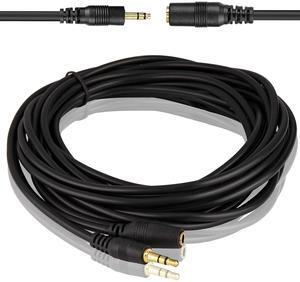 1.5M 5 Feet 3.5mm Jack Audio Stereo Earphone M/F Extension Cable Cord Male to Female