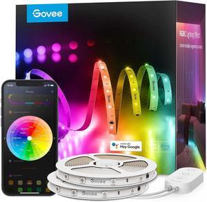 100ft RGBIC LED Strip Lights Smart LED Lights Work with Alexa and Google Assistant LED Lights for Bedroom WiFi App Control Segmented DIY Multiple Colors Color Changing Light (2 x 50ft)
