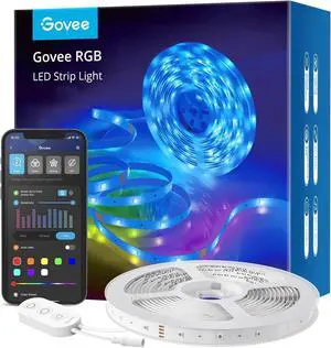 Smart LED Strip Lights 16.4ft WiFi LED Strip Lighting Work with Alexa and Google Assistant 16 Million Colors with App Control and Music Sync LED Lights for Bedroom Home Decor