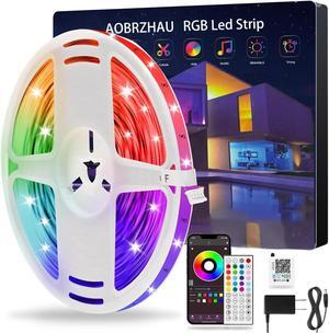 LED Strip Lights 200 ft Music Sync led Strip Lights Smart RGB led Strip Color Changing App and IR Remote Control for Christmas Parties Home Decor led Strip Lights for Bedroom