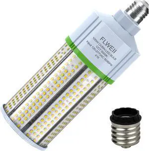 LED Corn Light Bulb 110/277V 100W E26/E39 Mogul Base 5000K 13500 LM Replacement 400W HPS/MH for Indoor Outdoor Garage Warehouse Factory Backyard (100W120V-277V)