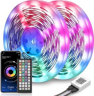 LED Lights for Bedroom 131ft Music Sync Color Changing Led Strip Lights (APP+Remote Control) RGB LED Strip for Room Decor Aesthetic Home Decor Gaming Room
