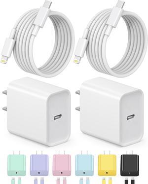 iPhone Charger Fast Charging USB C Charger Block Type C Charging iPad Chargers with 6FT C Chargers Cord Compatible with iPhone14/14 Pro Max/13/13Pro/12/12 Pro/11 iPad