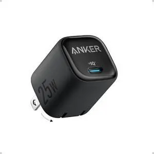 25W USB C Charger Block Compact and Foldable Supports PPS Fast Charging for Galaxy S24/Z Fold/Z Flip/Tab iPhone iPad (Black)