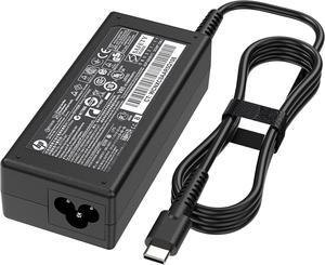 65W 45W USB C Laptop Charger for HP EliteBook X360 840-G5 830-G8 840-G6 Chromebook 14 X360 ProBook 430 440 445 G5 G6 G8 HP Envy X360 13 15 Spectre X360 Elite X2 USB-C Fast Charger AC Power Adapter