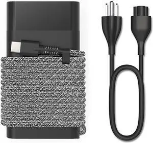New Slim 65W 45W USB C Charger Compatible with Hp Spectre X360 EliteBook Chromebook ProBook Envy Fast Charging Type C Travel Laptop Power Adapter