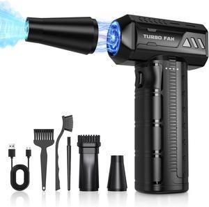 Compressed Air Duster 300000RPM Super Power Cordless Electric Air Duster 10000mAH Rechargeable Brushless Motor Blower 3-Gear Adjustable Turbo Fan Duster Blower for Computer Car Outdoor and House