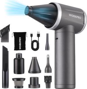 Electric Air Duster-120000RPM Super Power Compressed Air Blower Rechargeable Brushless Motor Durable Cleaner 4-Gear Adjustable Dust Blower for Computer PC Keyboard Electronics Car...