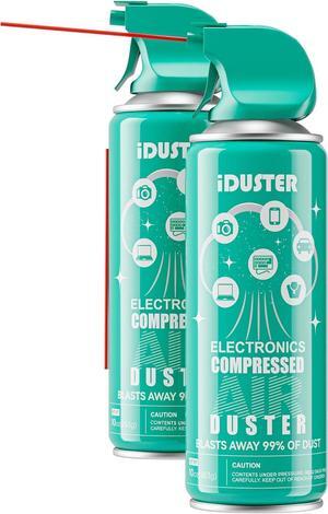Compressed Canned Air Duster for Computer - Air Duster Compressed Air Can 2PCS(10oz)