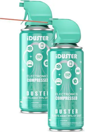 Compressed Keyboard Cleaner Air Spray - 3.5oz Canned Air Duster for Keyboard PC Computer Electronics Phone 2PCS