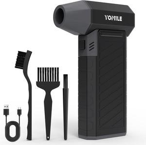 Electric air Duster - 300000RPM Brushless 3 Speeds Turbo Fan JetFan 10500mAh Battery Compressed Air Duster Cordless Dust Blower Air Blower for Computer Keyboard Outdoors Car Home