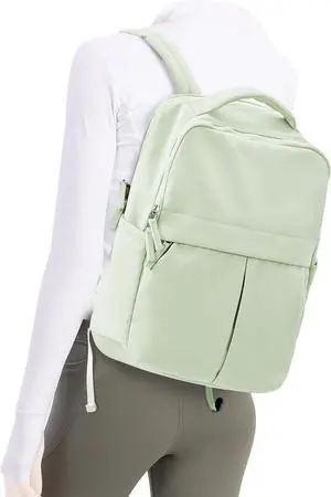 Laptop Backpack for Women Gym Backpack Casual Daypack Backpacks Travel Backpack for Traveling on Airplane Work Backpack for Men Lightweight Computer Backpack College Teacher Backpack Bag Green