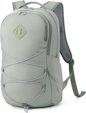 15.6-Inch Laptop Backpack for Women Men Airline Approved Water Resistant Lightweight Travel Bag Casual Backpack for Weekender Business with Whistle Buckle & Elastic Strap (Dark Green)