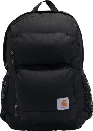 27L Single-Compartment Backpack Durable Pack with Laptop Sleeve and Duravax Abrasion Resistant Base Black One Size
