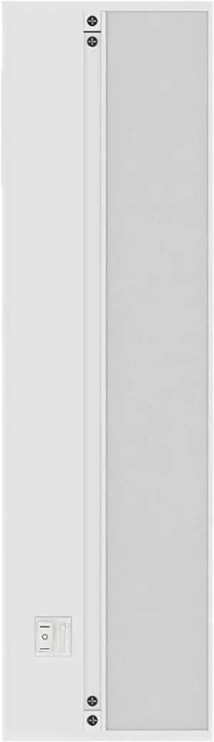 18 inch White Under Cabinet LED Light Hardwire/Linkable White 120VAC 60Hz 50mA 300 Lumens 2700K 90 CRI with Knockout Contractor Electrician Grade (18 inches)