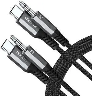 USB C to 3.5mm Audio Aux Jack Cable (3.3ft 2-Pack) Type C to 3.5mm Headphone Car Stereo Cord for iPhone 15 16 Pro Max  Galaxy S24 S23 S22 S21 Ultra Note 20 10 Google Pixel 5 6 XL iPad Pro