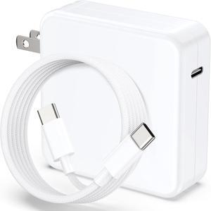 Mac Book Pro Charger 100W USB C Fast Charger Compatible with USB C Port MacBook Pro/MacBook Air 16 15 14 13 Inch ipad Pro  Galaxy and All USB C Device Include Charge Cable