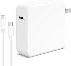 MacBook Pro Charger - 100W USB C Fast Charging Compatible with MacBook Pro/MacBook Air 16 15 14 13 Inch 2024 2023 2022 2021 and All USB C Device Mac Book Computer Type C Charger Power Adapter