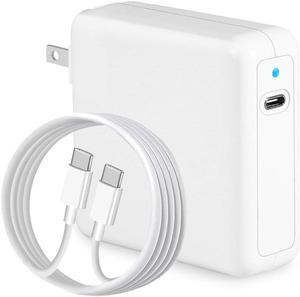 MacBook Pro Charger 96W USB C Charger for MacBook Pro 16 15 14 13 inch 2024 2023 2022 2021 M3 M2 M1 Mac Book Air USB C Laptop Power Adapter with LED 5A Cable Charging