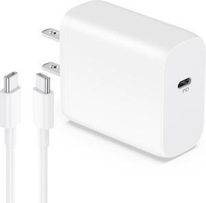 Charger for MacBook Air MacBook Pro 13 14 15 16 inch 2025 2024 2023 2022 2021 2020 M4 M3 M2 M1 USB C Mac Computer Charger 70W GaN 3.0 USBC Laptop Power Adapter Block with 240W 6FT Charging Cord Cable