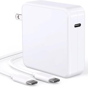 Mac Book Pro Charger - 100W USB C Charger Power Adapter for USB C MacBook Air 13 Inch MacBook Pro 16 15 14 13 Inch iPad Pro 2021/2020/2019/2018 Fast Charging Type C Travel Laptop Power Adapter