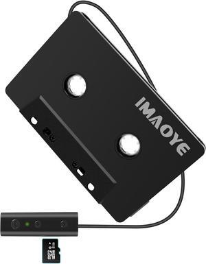 2024 New Bluetooth 5.1 Car Audio Stereo Cassette Vehicle Tape Converter Cassette Work While Charging Support TF CardFour-Channels