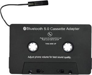 Car Cassette Aux Adapter Bluetooth 5.0 Cassette Receiver Tape Aux Adapter Player for Car Phone MP3