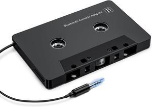 Cassette Adapter with 3.5mm Aux Cable Sound Stereo Surround Classic Audio Adapter for Car Cassette Player
