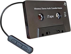 Cassette Adapter Car Bluetooth Audio Receiver Work While Charging Support TF Card