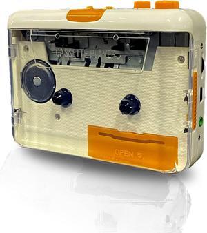 Portable Tape Player Cassette Players Captures MP3 Audio Music via PC Compatible with Laptops and Personal Computers