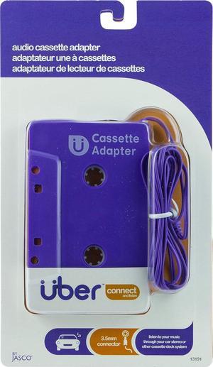 Car Stereo Cassette to Aux Adapter 3.5mm Headphone Jack for Smartphone Tablet iPod CD Player and Other Mobile Devices Purple 13191