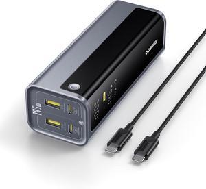 145W Power Bank 20 800mAh 4-Port Laptop Portable Charger (77Wh) PD Fast Charging Battery Pack with Digital Display for MacBook iPhone 16/15/14/13/12 Series   Steam Deck