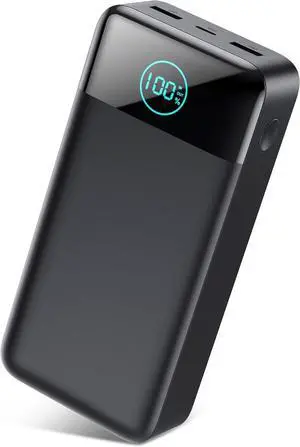 Portable Charger 50800mAh Power Bank 25W PD QC 4.0 USB C Fast Charging External Battery Pack 3 Output LCD Display Portable Cellphone Charger Compatible with iPhone 16/15/14/13/12  Android etc