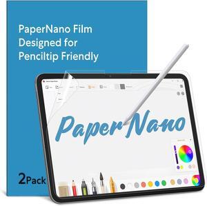 2 Pack Paperfeel Screen Protector Compatible with iPad Air 13 M3 2025 / M2 2024 & iPad Pro 13 2024 New Version Crafted for Natural Writing Less Reflection Nib Friendly