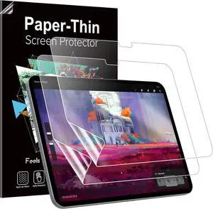 2 Pack Paper Screen Protector for New iPad Pro 13 Inch 7th Generation (M4 2024) Write and Draw Like on Paper Anti-Glare Matte PET Film Anti-Scratch Compatible with  Pencil Matte