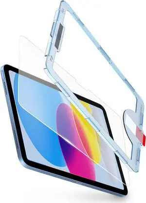Screen Protector Compatible with iPad A16 11th/10th Generation (11/10.9 Inch 2025/2022) Tempered Glass Ultra Clear Anti-Scratch Case Friendly EZ Kit 1 Pack
