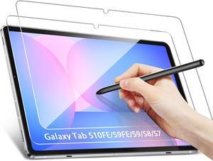 2 Pack Screen Protector for  Galaxy Tab S10 FE / S9 FE 5G 10.9 Inch & Tab S9/S8/S7 11 Inch Tablet Easy Installation/High-Definition Tempered Glass with S Pen Compatible Scratch Resistant