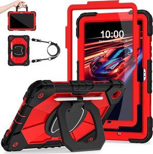 Case for Galaxy Tab A9 Plus Case 11 Inch with Screen Protector/Rotating Stand/Pen Holder Military Grade Shockproof Cover for  Galaxy A9+/A9 Plus Tablet Case (SM-X210/X216/X218)