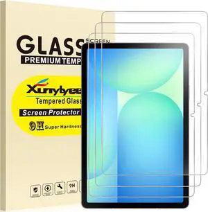 3-Pack Screen Protector for  Galaxy Tab S10 Lite/ S10 FE/ S9 FE 10.9 inch/Galaxy Tab S11/ S9 11 Inch Bubble Free Tempered Glass Film Easy Installation