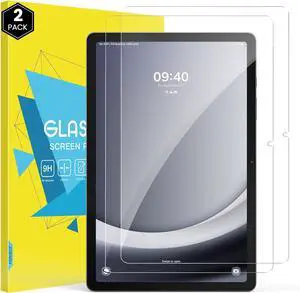 2 Pack Screen Protector for  Galaxy Tab A9 Plus/A9+ 11 Inch 2023 Tempered Glass High Definition for Galaxy Tab A9 Plus Screen Protector Case Friendly 9H Hardness Glass Slim Film Clear