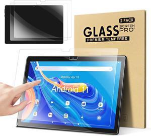 [2-PACK] Screen Protector for ?FEONAL K116 10.1 inch Android Tablet Ultra-Clear/Case-Friendly/Touch Sensitive/Bubble Free/Anti-Scratch Tempered Glass Mica para ?FEONAL K116 10 inch Tablet