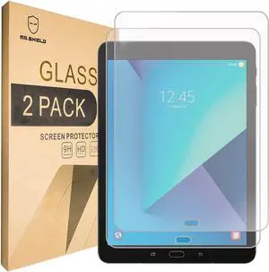 [2-PACK] Designed For  Galaxy Tab S3 9.7 [Tempered Glass] Screen Protector [0.3mm Ultra Thin 9H Hardness 2.5D Round Edge] with Lifetime Replacement