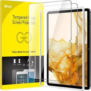 Screen Protector for  Galaxy Tab S8 2022 / Tab S7 2020 11-Inch (SM-X700/X706/T870/T875/T878) with Easy Installation Frame Tempered Glass Film HD Clear 2-Pack