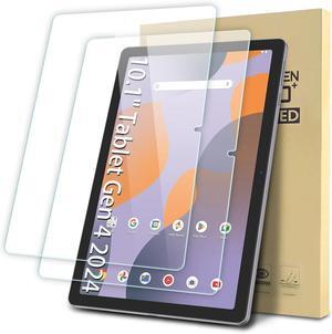 2-Pack Screen Protector Compatible with Onn 10 Gen4 Tablet (2024 Model) Tempered Glass Clear Film Anti-Scratch 9H Hardness Easy Installation