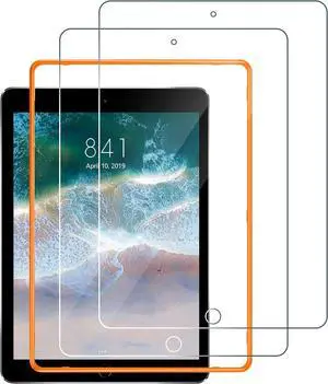 iPad Air 2 Screen Protector [2 Pack] Premium Tempered Glass Film [9H Hardness] [Scratch-Resistant][HD Clear] iPad 6th generation screen protector iPad 9.7 screen protector iPad Air 1 Pro 5th 9.7-Inch