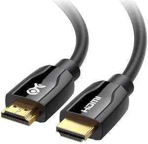 [Premium Certified] HDMI to HDMI Cable 10 ft (Premium HDMI Cable) with 4K HDR Support in Black