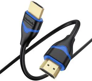 4K HDMI Cable 4FT High Speed HDMI 2.0 Cable 4 Foot Ultra HD HDMI to HDMI Cord 4K@60Hz 2K@144Hz 1080P@240Hz HDR 3D HDCP2.2 ARC for Monitor  TV PS4/PS5 Laptop HDTV Xbox Switch