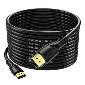 4K HDMI Cable 50ft Ultra High Speed HDMI 2.0 Cables 18gbps Gold Plated Connector Ethernet Audio Return Video 4K 60Hz/2K 30Hz FullHD1080p 3D for Xbox Arc Laptop PS3 PS4 PS9 PC HDTV etc