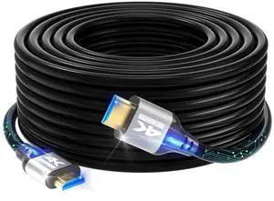 4k HDMI Cable 50 FT High Speed HDMI 2.0 Cord Support 4K@60Hz ARC HDR 3D Ethernet Compatible with TV Blu-Ray PS4/5 Projector Soundbar Sky PC Laptop