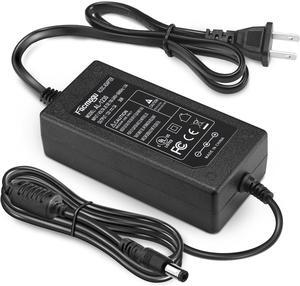 DC 12V 3A Power Adapter 100-240V AC to DC 12V 3A 36W Power Suppy with Barrel Connector 5.5x2.5mm & 5.5x2.1mm 12 Volt 3 Amp Desktop Adpater 12V 3A Switching Transformer AC/DC Power Converter
